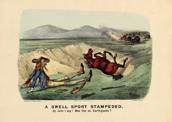 En sväll sport stämplad, pub. av Currier und Ives, 1882